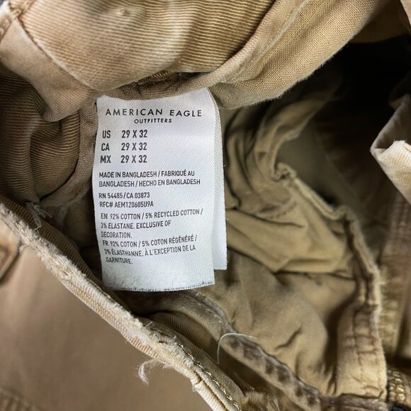 American Eagle Flex Cargo Pants Men's 29 x 30 Measures 28 x 27.5 Paratrooper - Picture 9 of 14